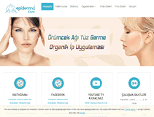 Tablet Screenshot of epidermalazer.com